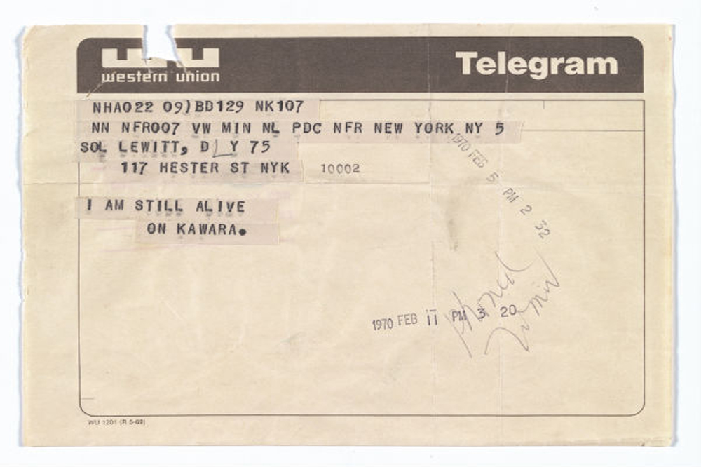 on-kawara-I-am-still-alive