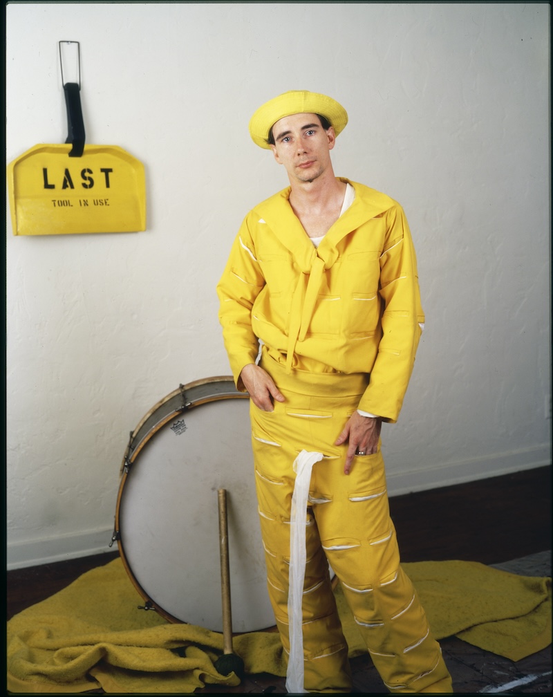 Jim-McHugh-portrait-of-Mike-Kelley-as-The-Banana-Man-c.1983.-Photo-©-Jim-McHugh