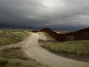 Wall, east of Nogales, Arizona, 2014