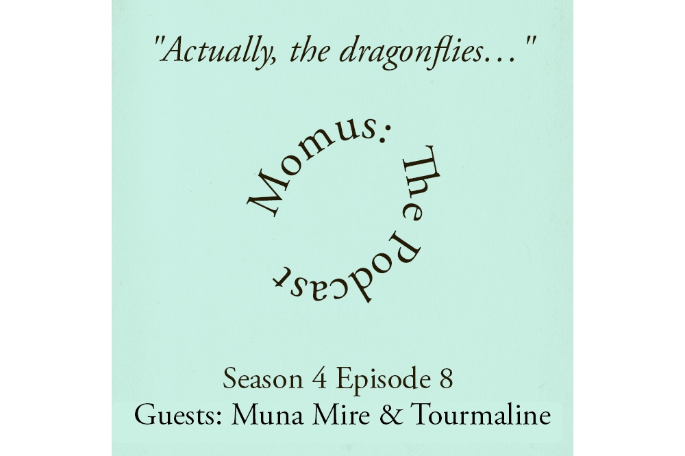 "Actually, the dragonflies ..." Muna Mire & Tourmaline